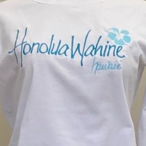 “HAWAIIAN WAHINE” 💙 SUPER CUTE 💛 SWEATSHIRT